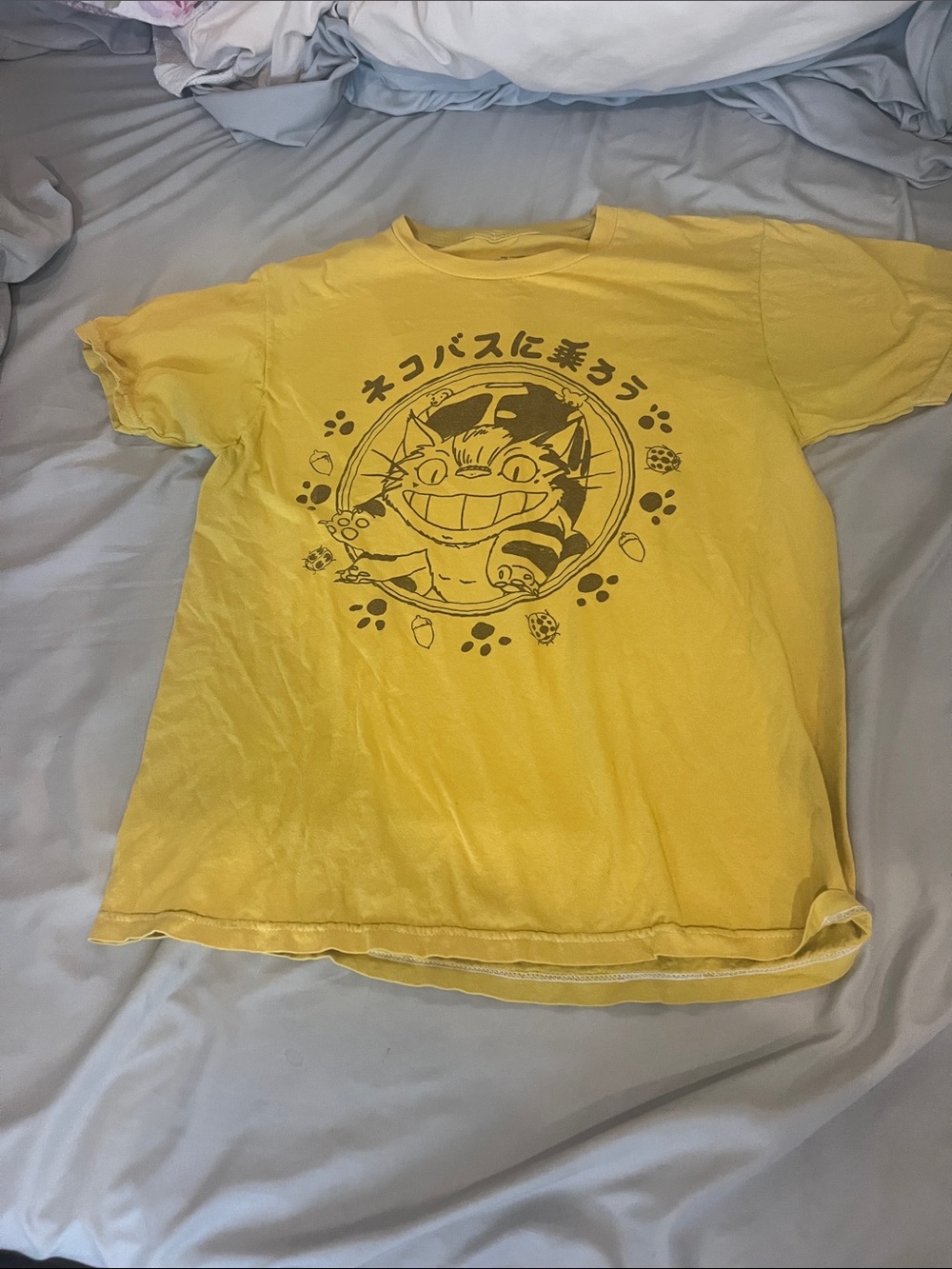 Yellow Short Sleeve Graphic Tee - Casual Everyday Shirt